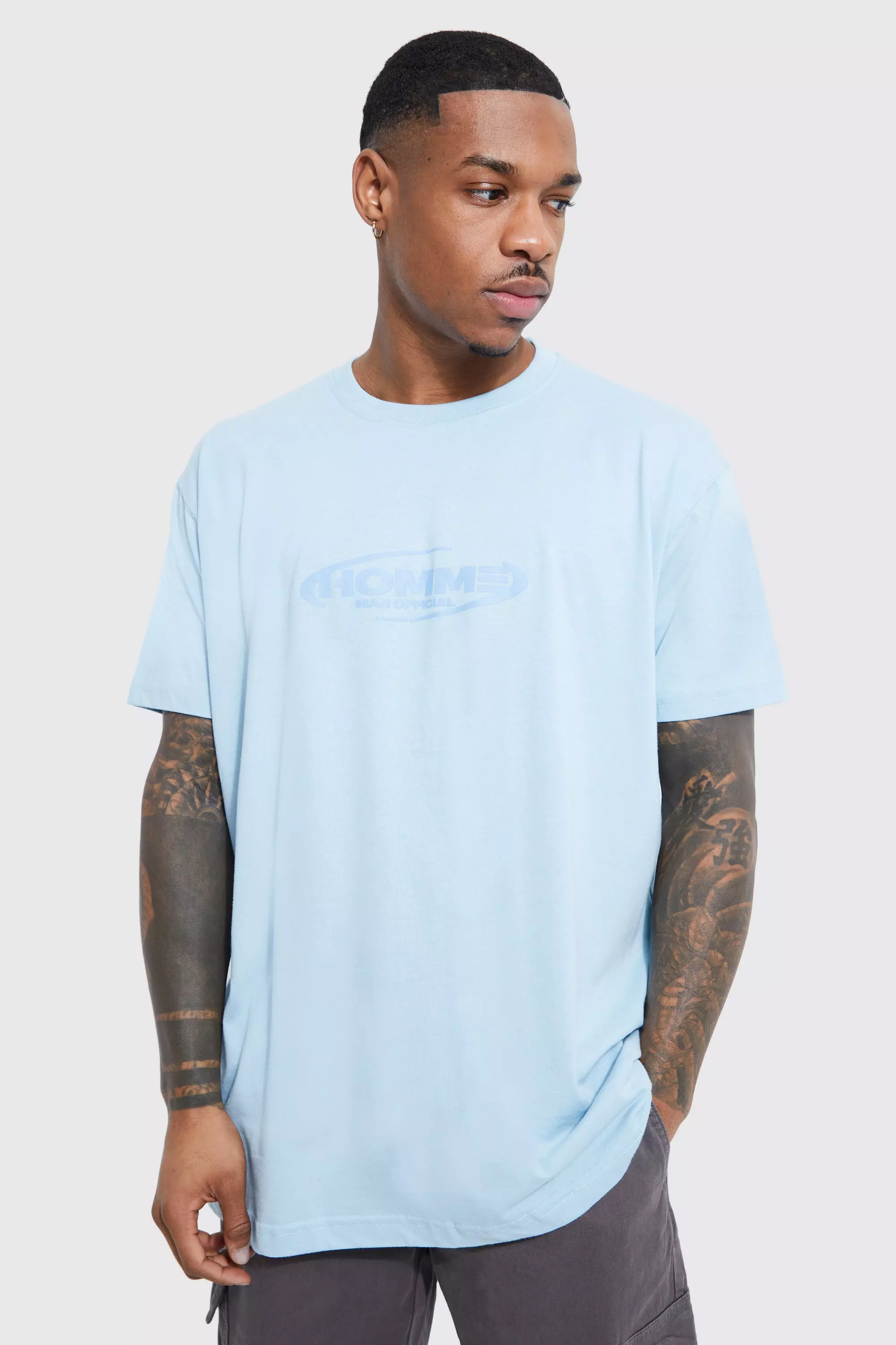 Sky store blue tee